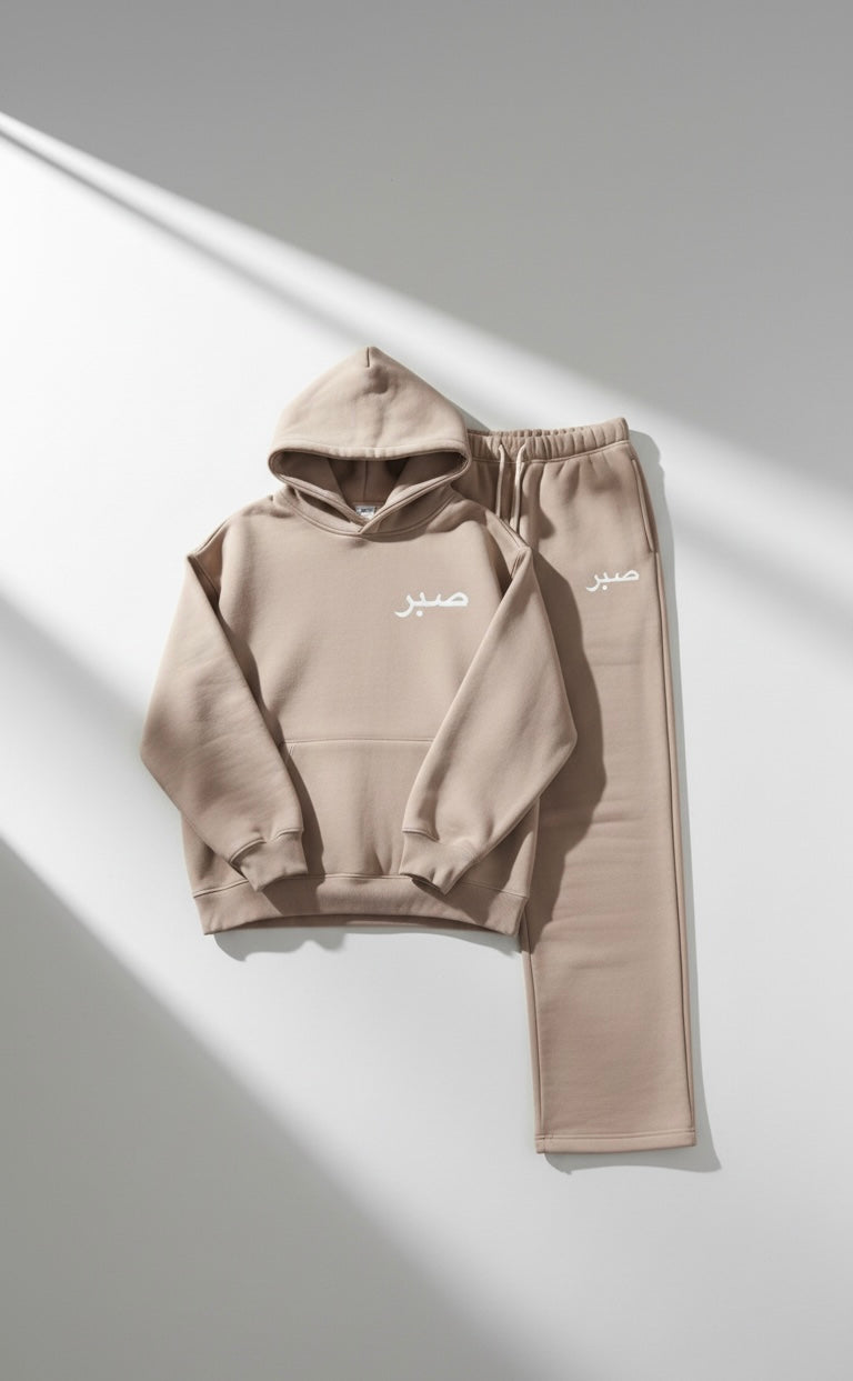 Sabr Set Apricot Beige